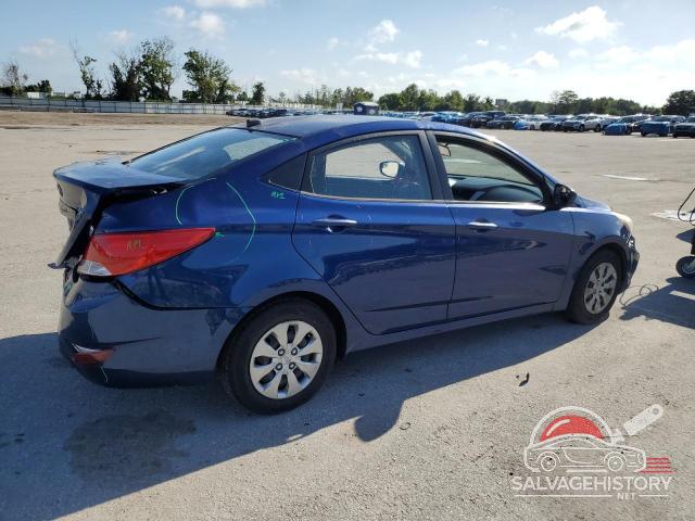 KMHCT4AEXFU840984 2015 HYUNDAI ACCENT photo no. 3