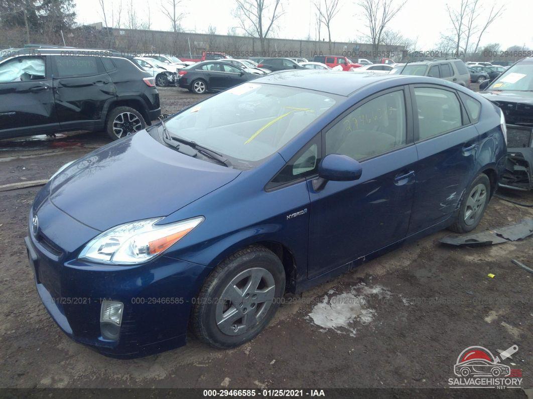 JTDKN3DU9A1233377 2010 TOYOTA PRIUS photo no. 2