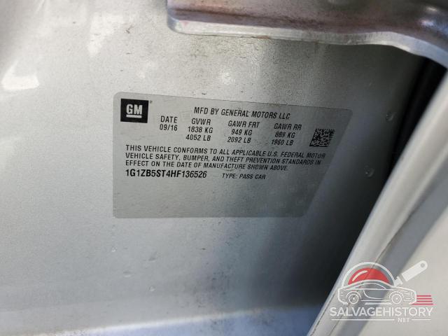 1G1ZB5ST4HF136526 2017 CHEVROLET MALIBU photo no. 12