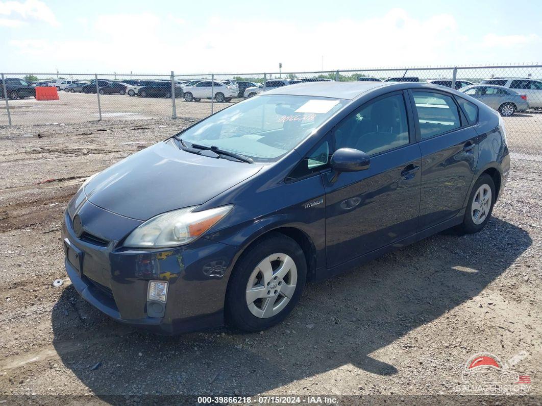 JTDKN3DU1A0217762 2010 TOYOTA PRIUS photo no. 2