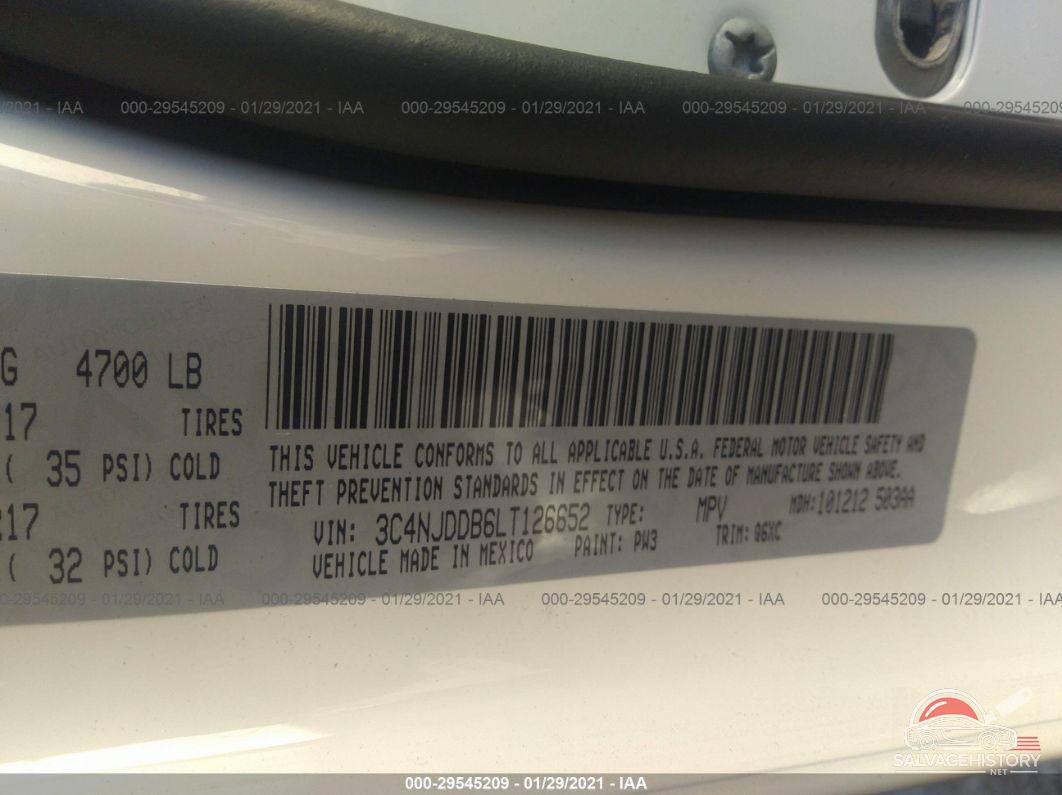 3C4NJDDB6LT126652 2020 JEEP COMPASS photo no. 9