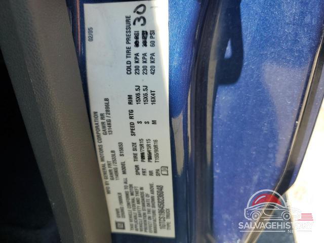 1GTCS196458236048 2005 GMC CANYON photo no. 12