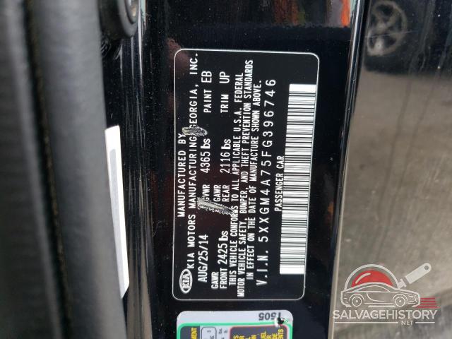 5XXGM4A75FG396746 2015 KIA OPTIMA photo no. 12