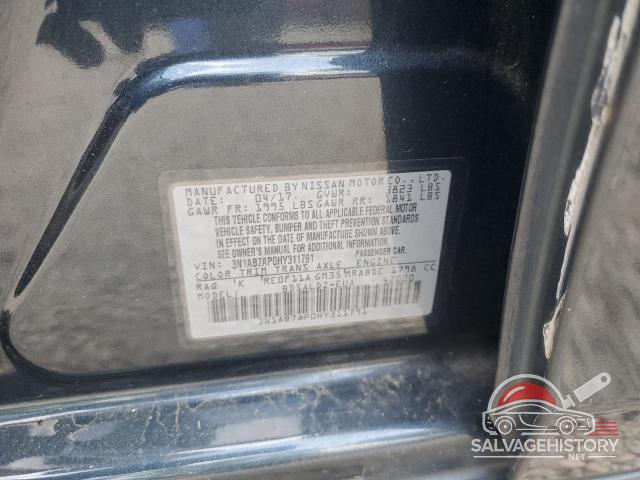3N1AB7AP0HY311791 2017 NISSAN SENTRA photo no. 12