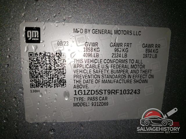 1G1ZD5ST9RF103243 2024 CHEVROLET MALIBU photo no. 12
