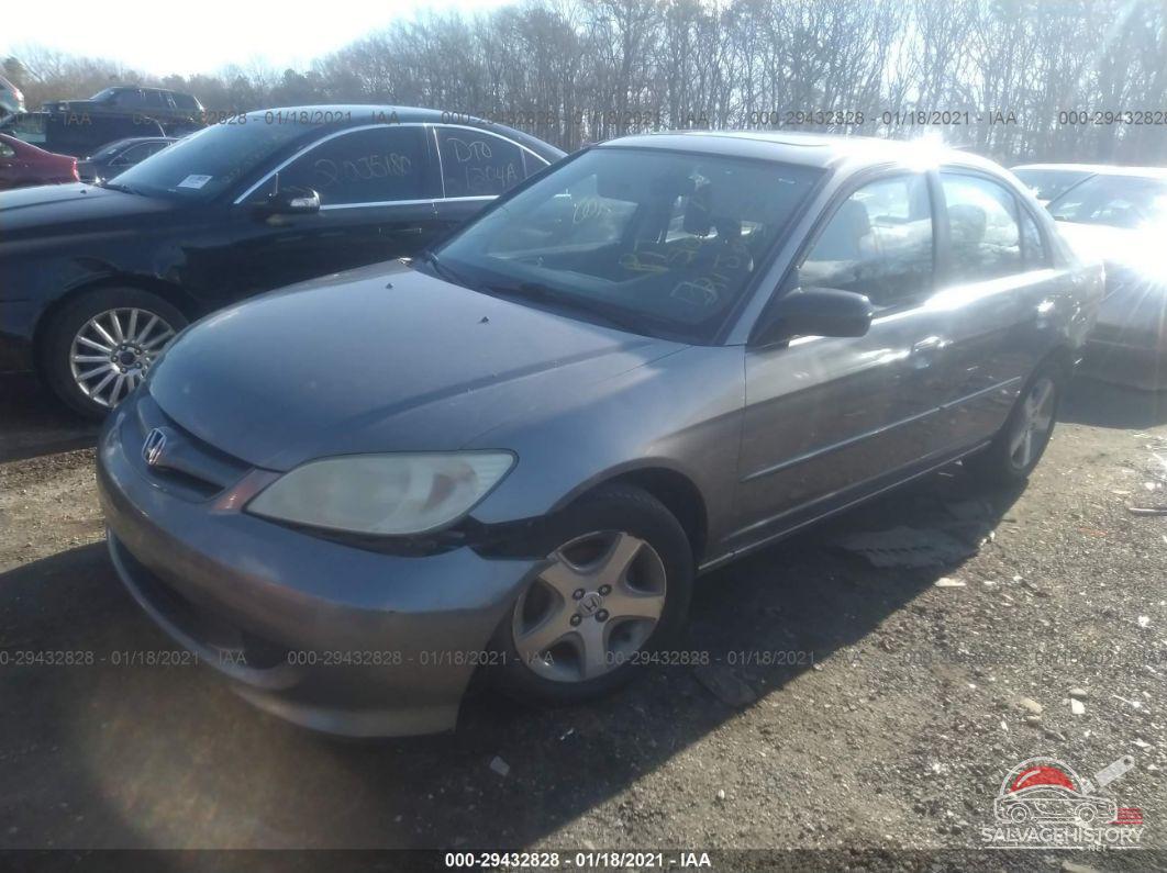 2HGES25785H519139 2005 HONDA CIVIC SDN photo no. 2