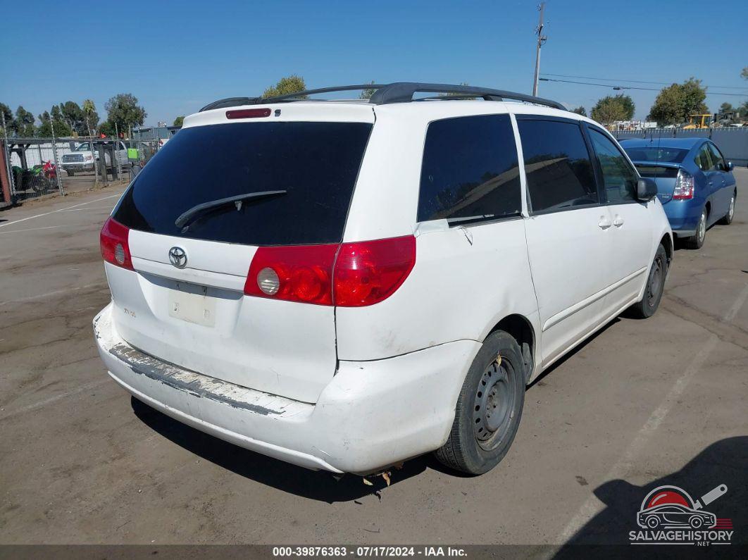 5TDZK23C28S156729 2008 TOYOTA SIENNA photo no. 4