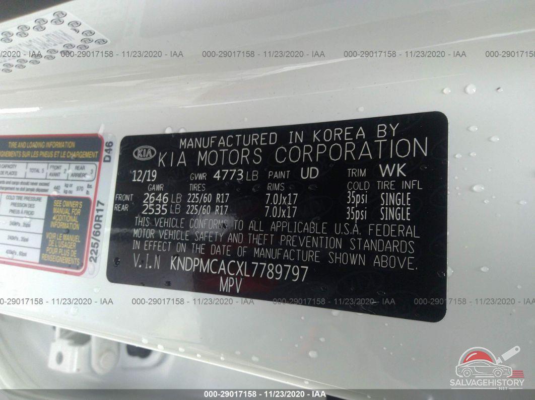 KNDPMCACXL7789797 2020 KIA SPORTAGE photo no. 9