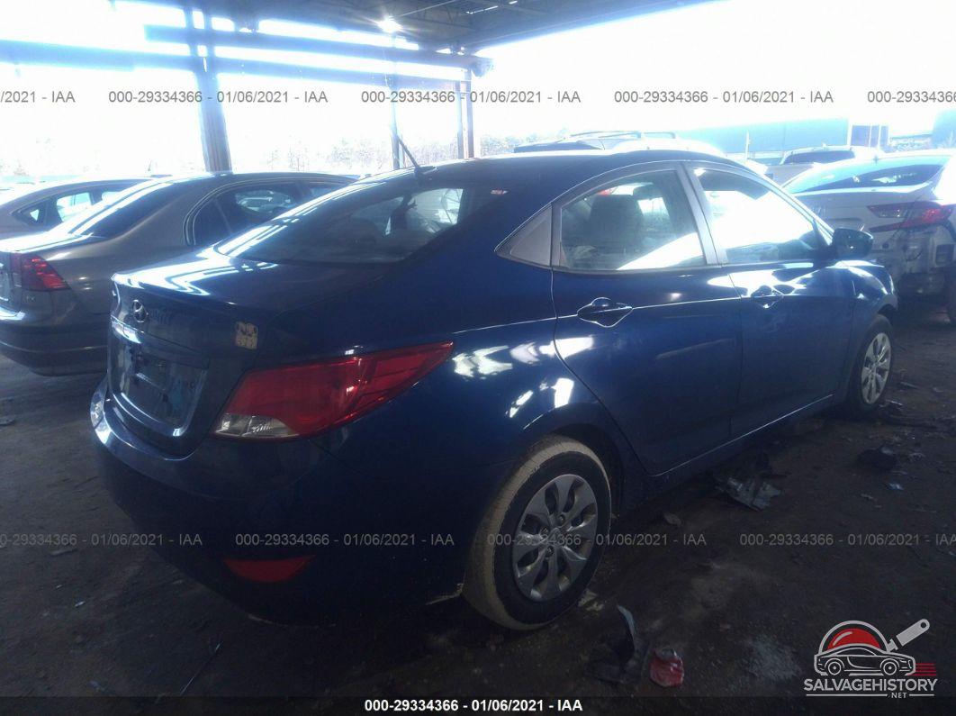 KMHCT4AE1HU186346 2017 HYUNDAI ACCENT photo no. 4