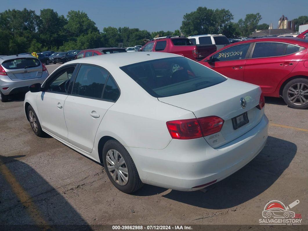3VW1K7AJ4EM322480 2014 VOLKSWAGEN JETTA photo no. 3