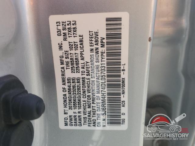 5J6RM4H74DL057031 2013 HONDA CRV photo no. 13