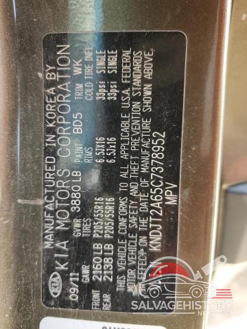 KNDJT2A65C7378952 2012 KIA SOUL photo no. 14