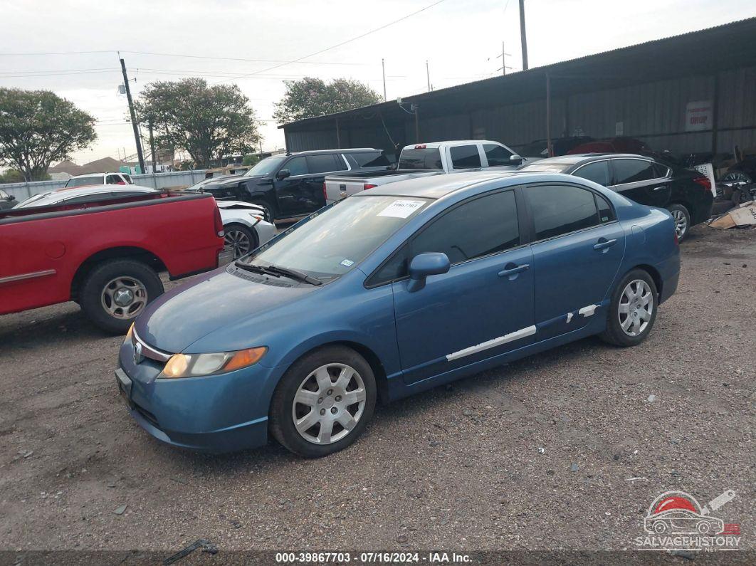 1HGFA16547L020696 2007 HONDA CIVIC photo no. 2