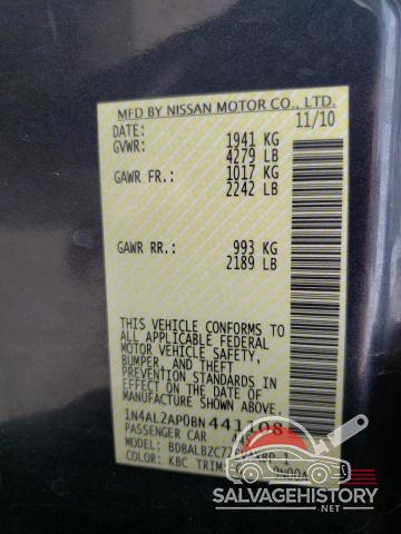 1N4AL2AP0BN441108 2011 NISSAN ALTIMA photo no. 12