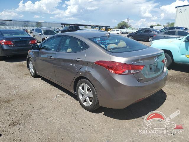 5NPDH4AE5DH416159 2013 HYUNDAI ELANTRA photo no. 2