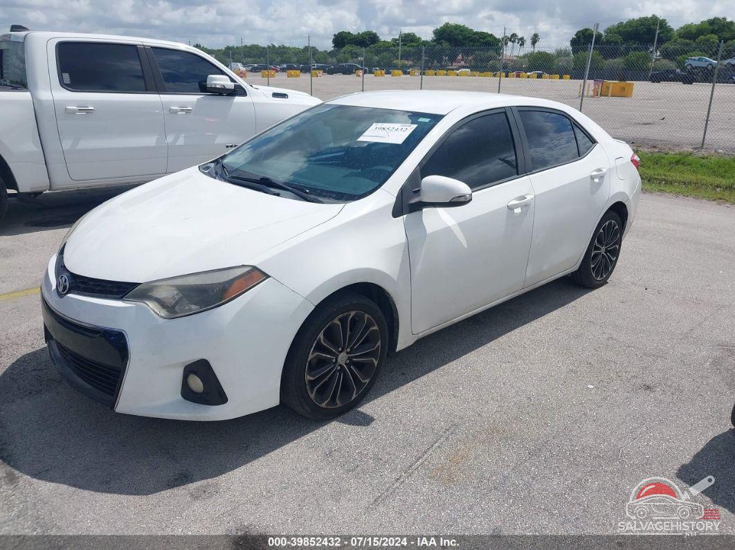5YFBURHE1EP163819 2014 TOYOTA COROLLA photo no. 2