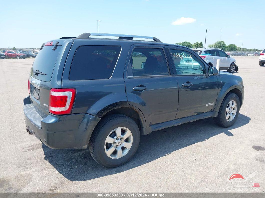 1FMCU94108KA96703 2008 FORD ESCAPE photo no. 4