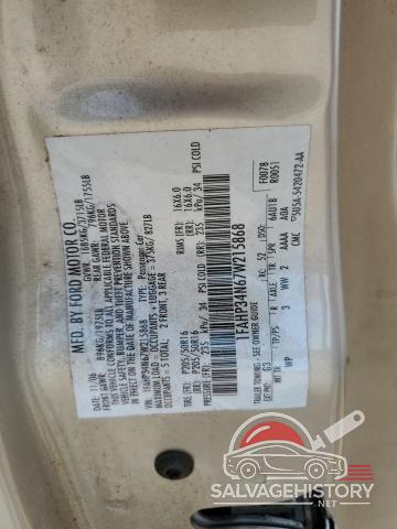 1FAHP34N67W215868 2007 FORD FOCUS photo no. 12