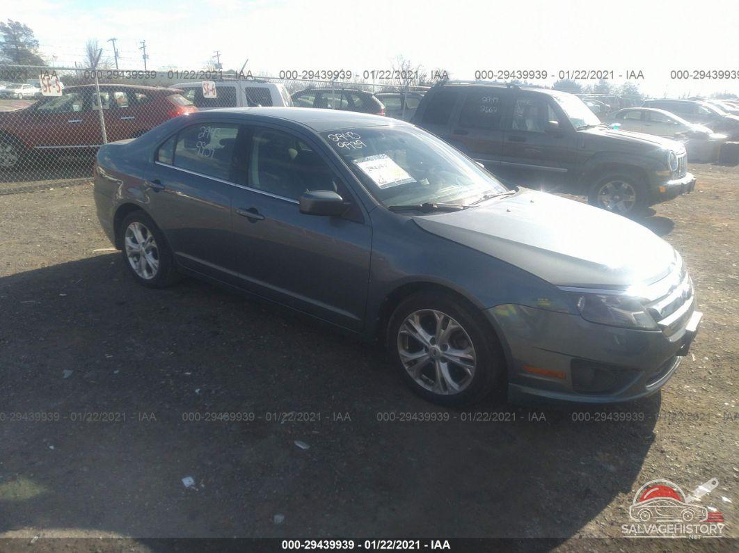 3FAHP0HA9CR148816 2012 FORD FUSION photo no. 3