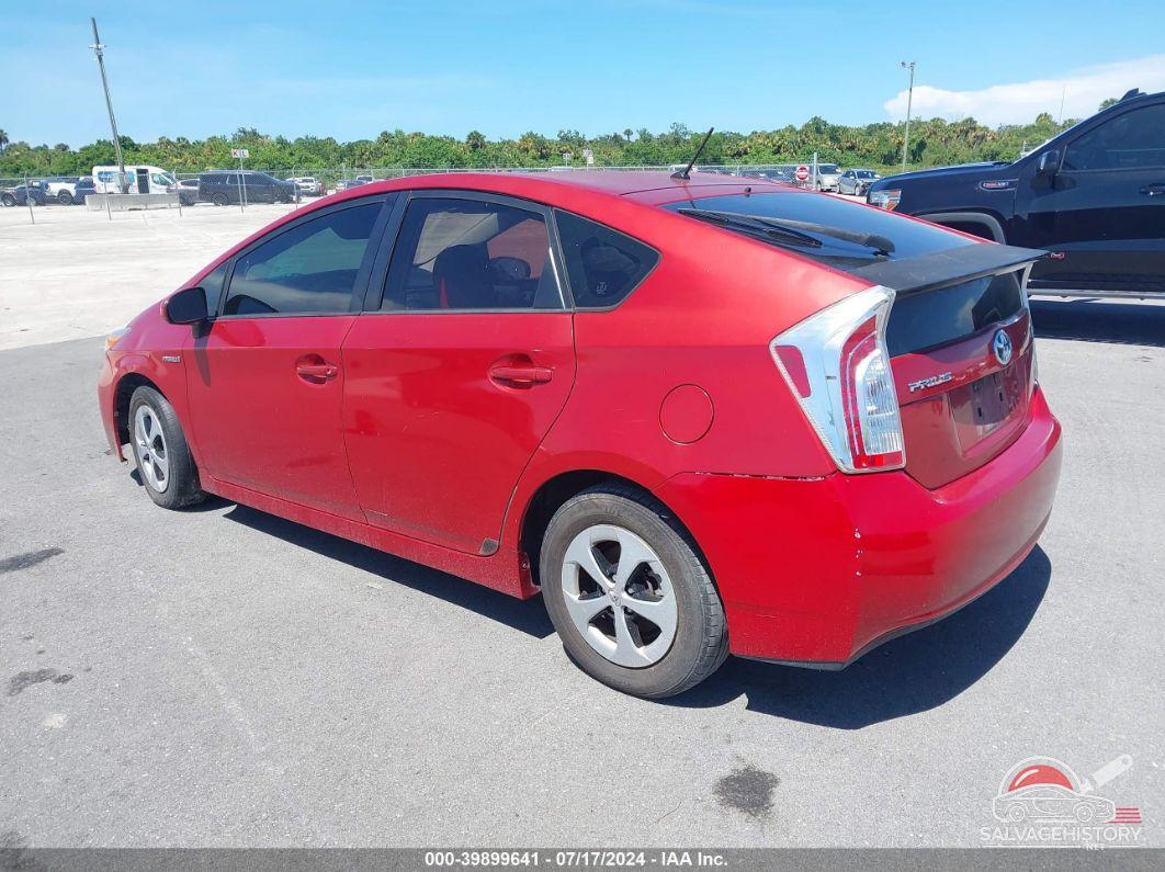 JTDKN3DU4E1809379 2014 TOYOTA PRIUS photo no. 3