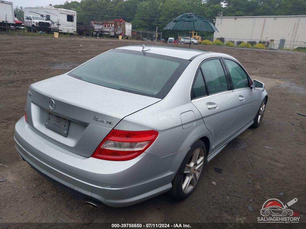 WDDGF8BB2AF432068 2010 MERCEDES-BENZ C-CLASS photo no. 4