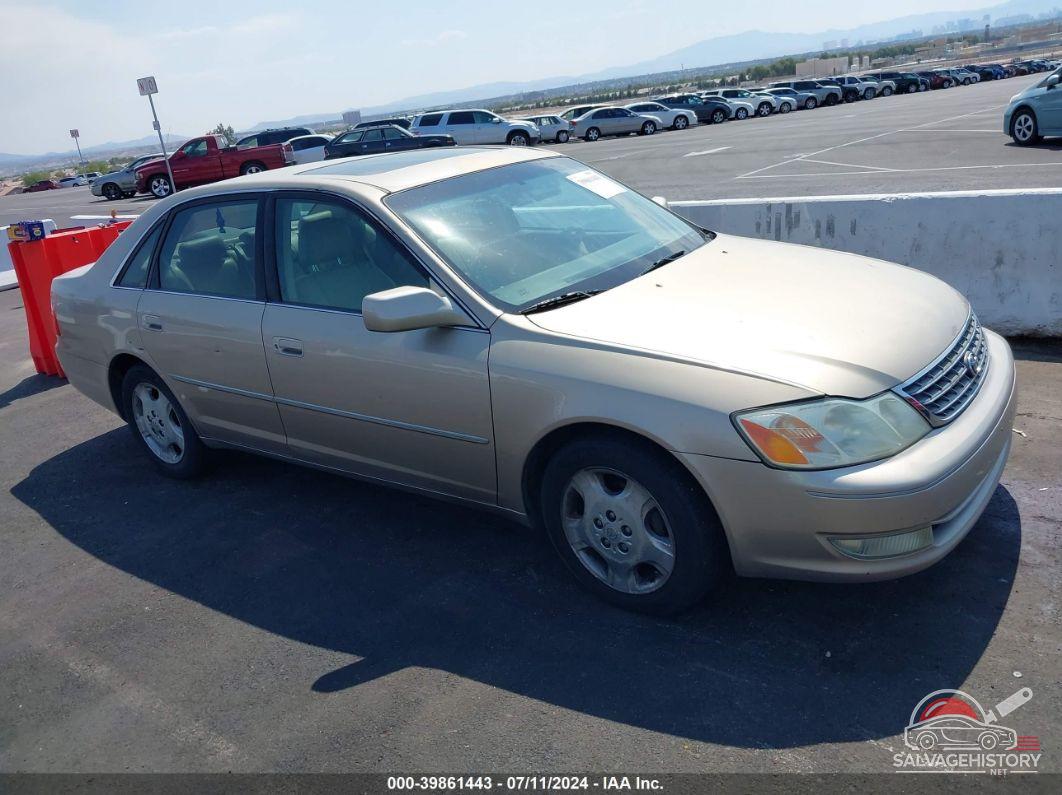 4T1BF28B93U306809 2003 TOYOTA AVALON photo no. 2