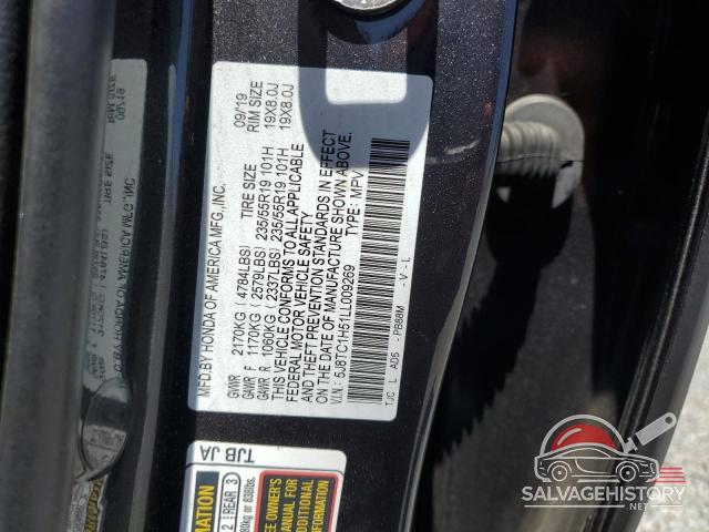 5J8TC1H51LL009269 2020 ACURA RDX photo no. 12