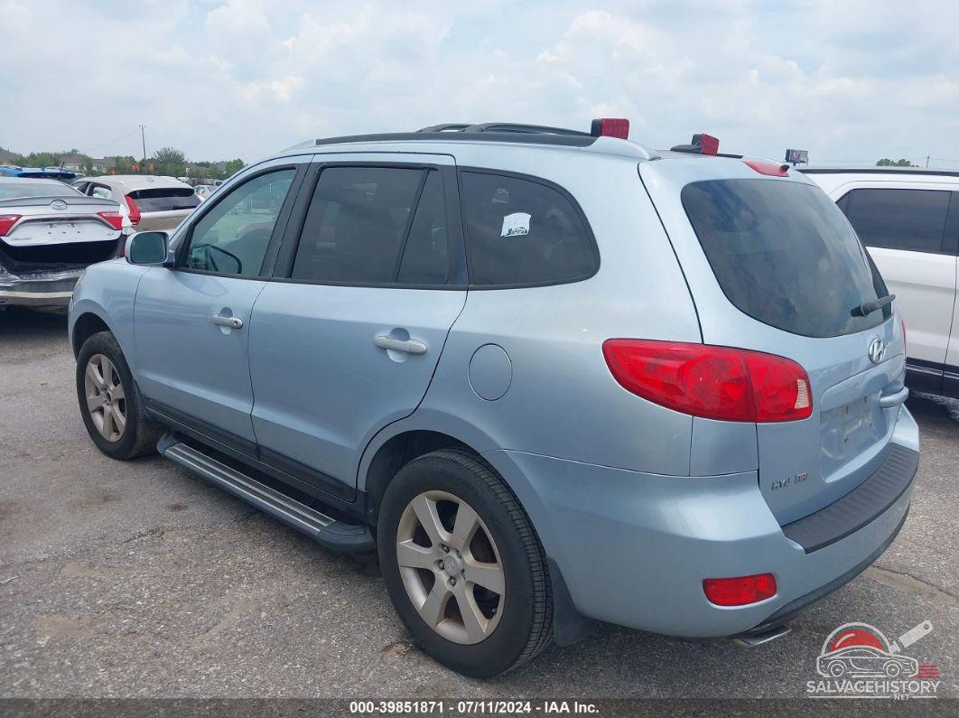 5NMSH13E37H110114 2007 HYUNDAI SANTA FE photo no. 3