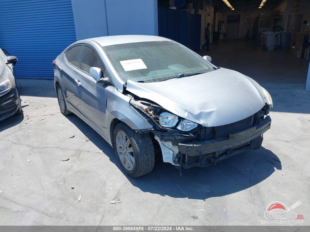 KMHDH4AE2EU168522 2014 HYUNDAI ELANTRA photo no. 16