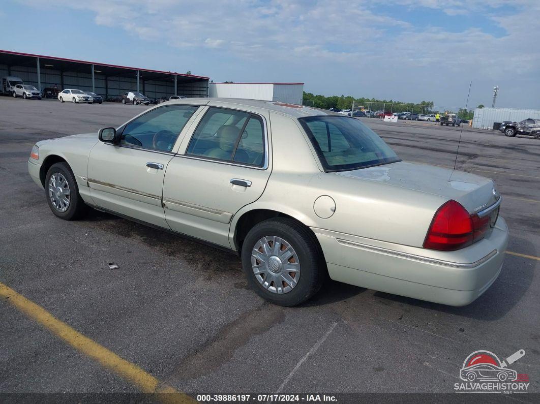 2MEFM74W75X669847 2005 MERCURY GRAND MARQUIS photo no. 3