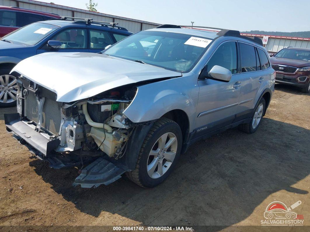 4S4BRBDC4E3299394 2014 SUBARU OUTBACK photo no. 2