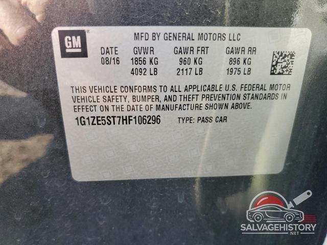 1G1ZE5ST7HF106296 2017 CHEVROLET MALIBU photo no. 12