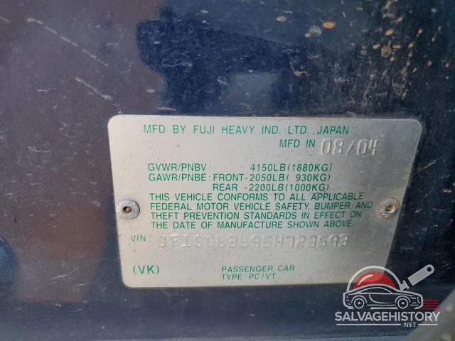 JF1SG63695H723593 2005 SUBARU FORESTER photo no. 12