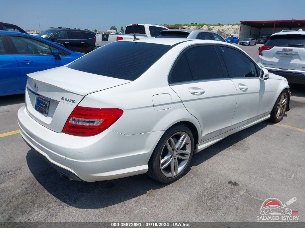 WDDGF8AB0DR270445 2013 MERCEDES-BENZ C 300 photo no. 4
