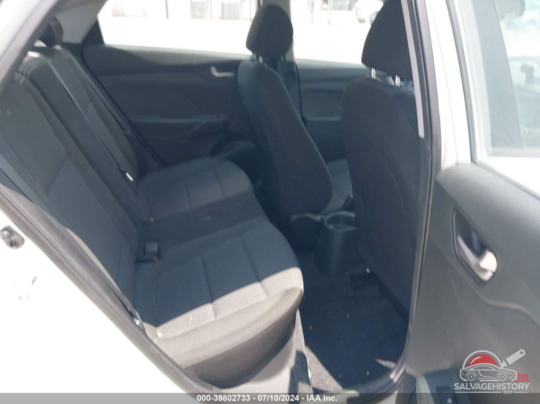 3KPC24A3XJE020885 2018 HYUNDAI ACCENT photo no. 8