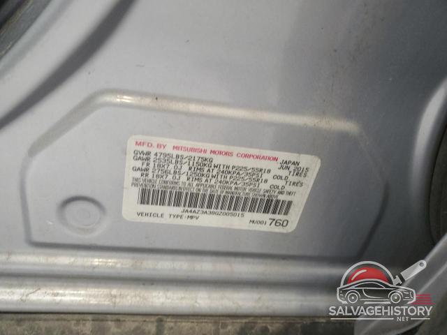 JA4AZ3A38GZ005015 2016 MITSUBISHI OUTLANDER photo no. 13