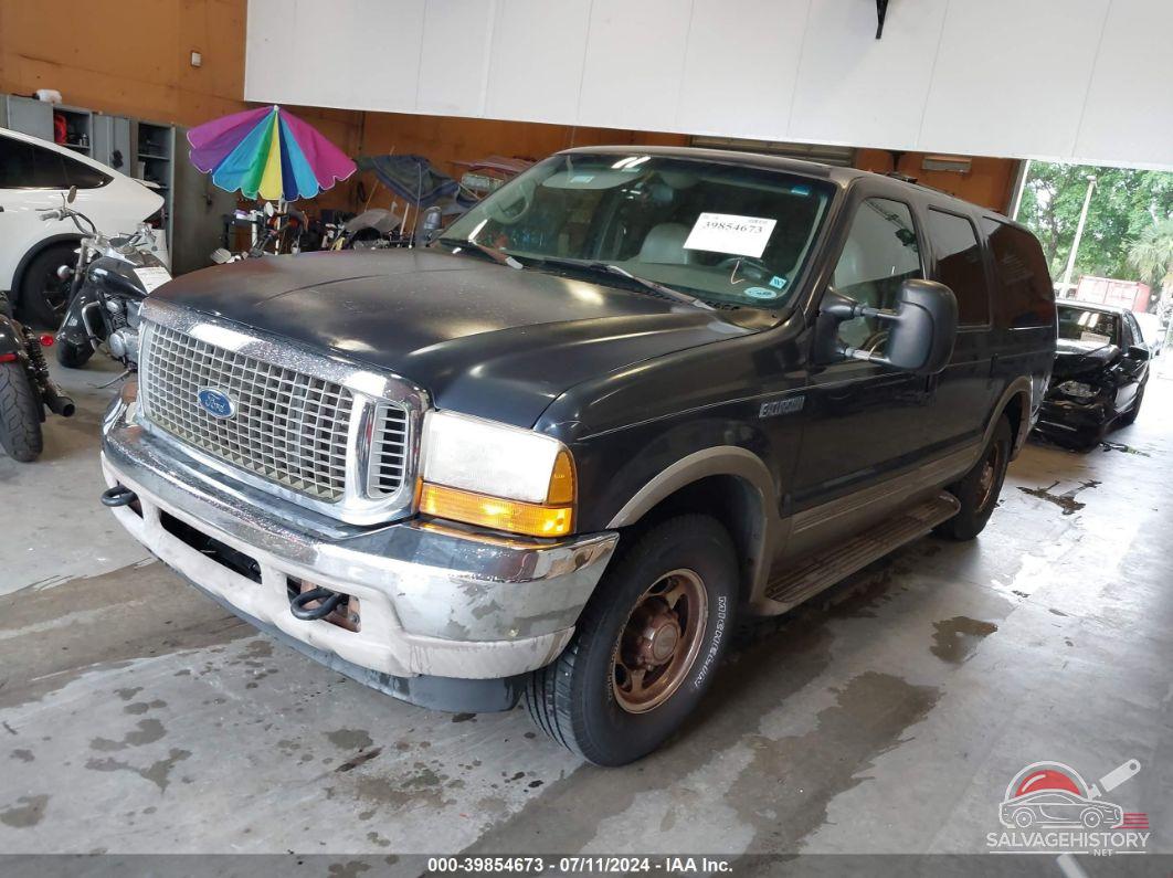 1FMNU42S3YEE50378 2000 FORD EXCURSION photo no. 2