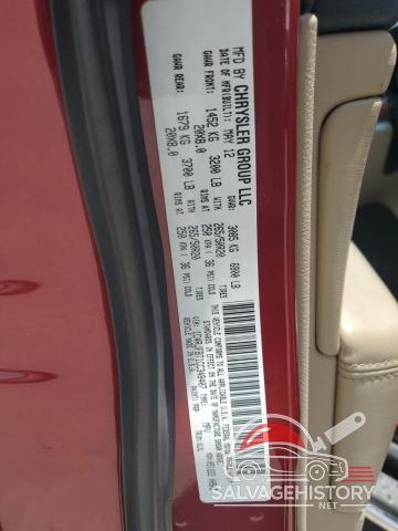 1C4RJFBT1CC348407 2012 JEEP GRAND CHER photo no. 13