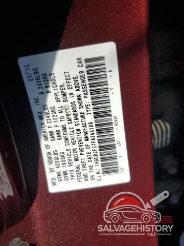 1HGCR2F37FA248198 2015 HONDA ACCORD photo no. 12
