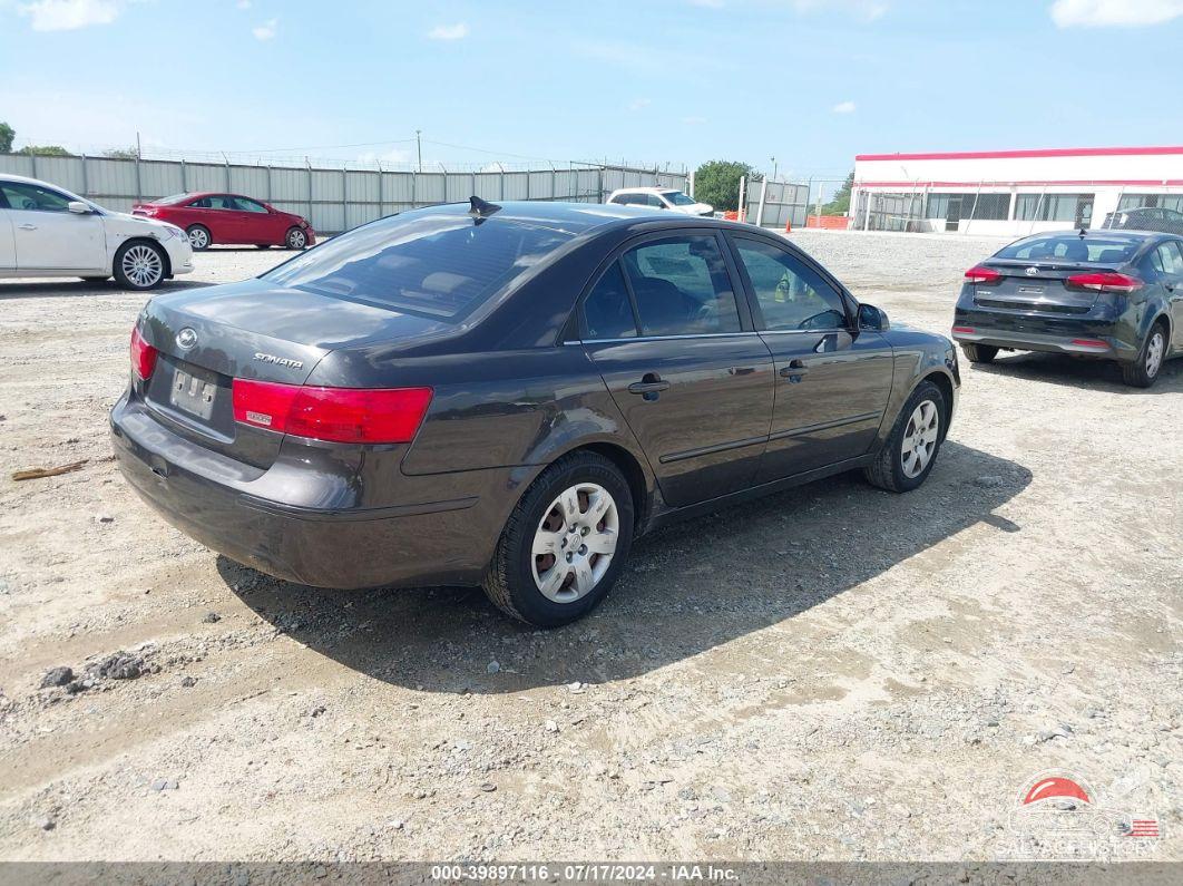 5NPET46C19H438516 2009 HYUNDAI SONATA photo no. 4
