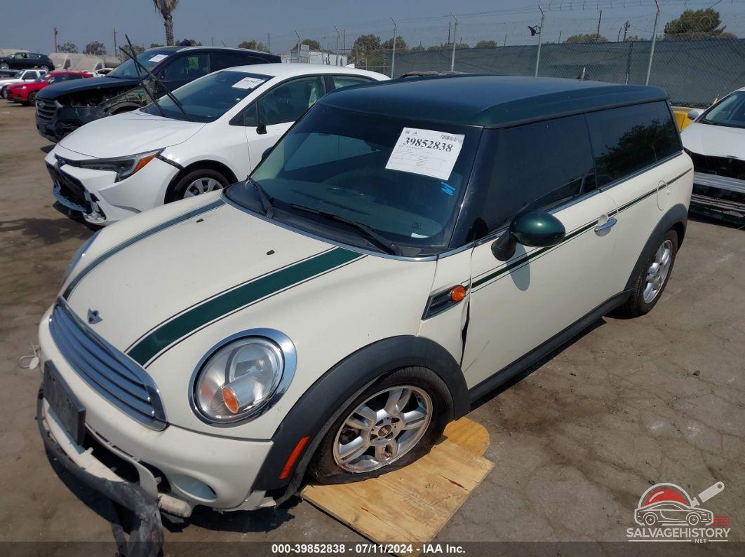 WMWZF3C53DT489672 2013 MINI CLUBMAN photo no. 2