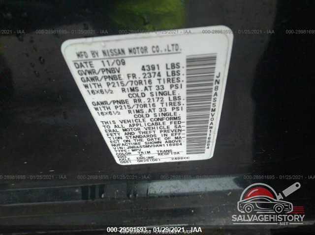 JN8AS5MV0AW116884 2010 NISSAN ROGUE photo no. 9