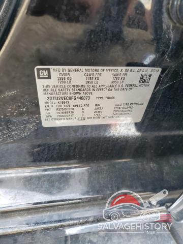 3GTU2VEC8FG446073 2015 GMC SIERRA photo no. 12