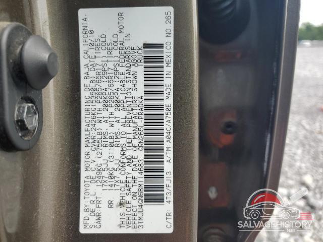 3TMJU4GN6BM114683 2011 TOYOTA TACOMA photo no. 12