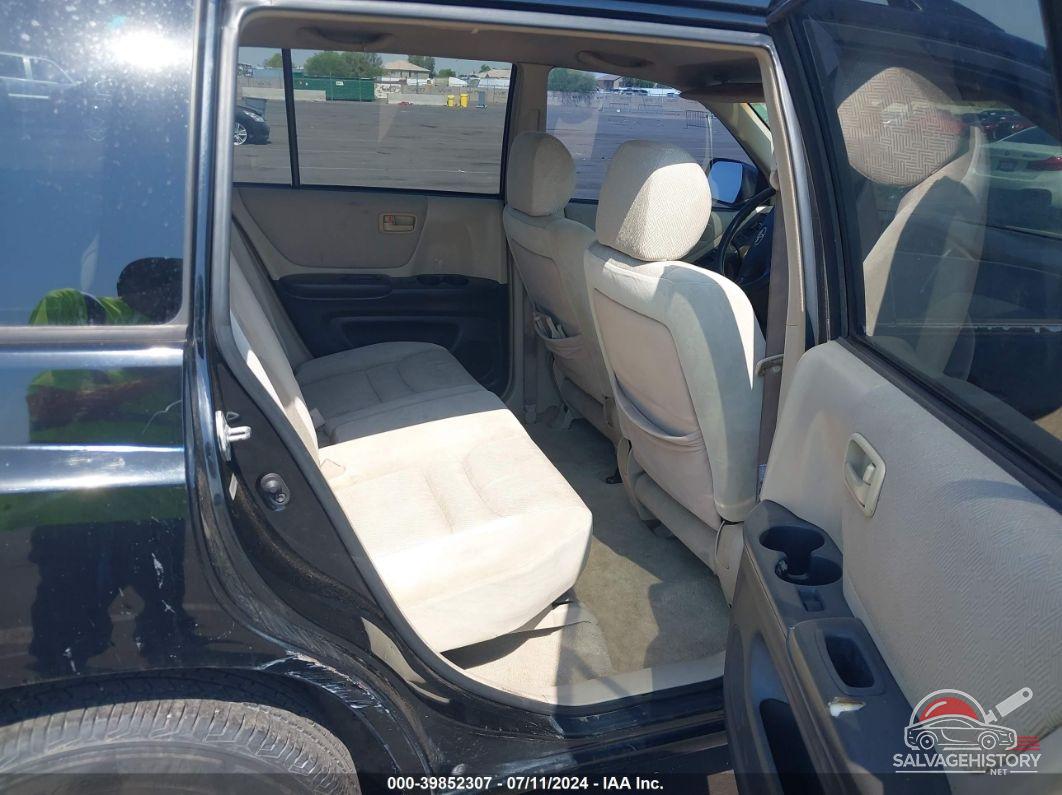 JTEGF21A810008683 2001 TOYOTA HIGHLANDER photo no. 8