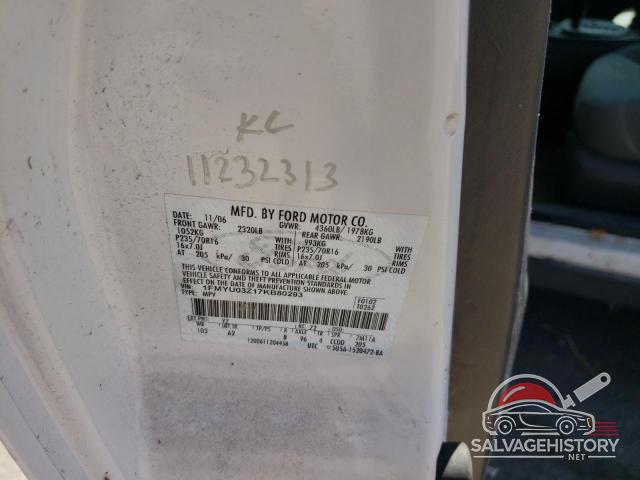 1FMYU03Z17KB80293 2007 FORD ESCAPE photo no. 12