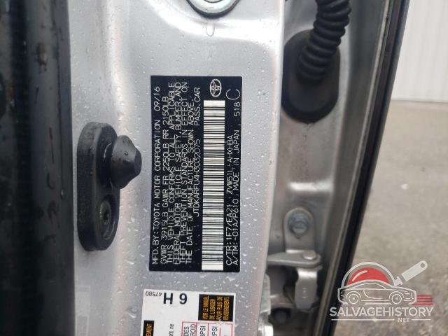 JTDKARFU4H3032075 2017 TOYOTA PRIUS photo no. 12