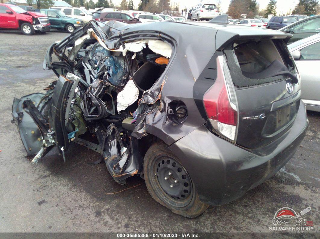 JTDKDTB38G1126536 2016 TOYOTA PRIUS C photo no. 3