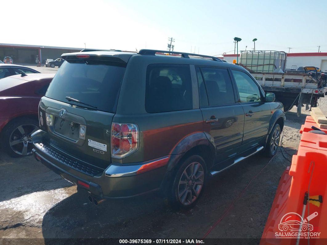 2HKYF185X6H529698 2006 HONDA PILOT photo no. 4