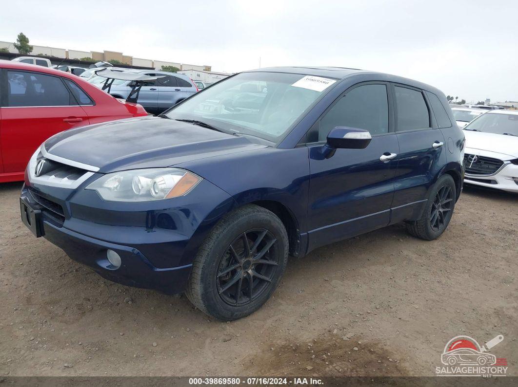 5J8TB18567A020563 2007 ACURA RDX photo no. 2